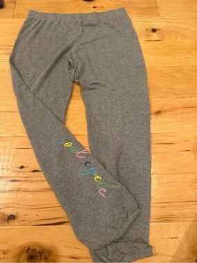 Monrow x SoulCycle Embroidered Lounge Jogger Sweatpants Medium